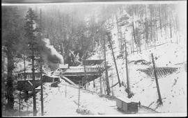 Northern Pacific construction site at Martin, Washington Territory, circa 1887.