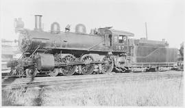 Spokane, Portland & Seattle Railway steam locomotive 157 at Portland, Oregon, circa 1928.