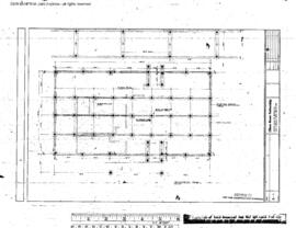 Amtrak Engineering Drawing, Amtrak Depot at Tacoma, Washington, 1983