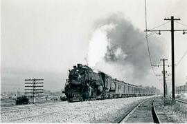 Great Northern Railway steam locomotive 2501 at Black River, Washington, undated.