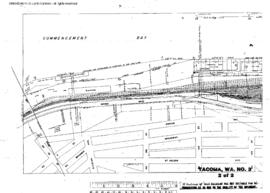 Plat Map of Northern Pacific Facilities at Tacoma, Washington, 1946