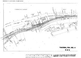 Plat Map of Northern Pacific Facilities at Tacoma, Washington, 1951