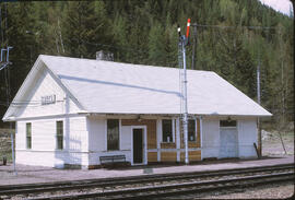 Great Northern Depot at Essex, Montana, 1971