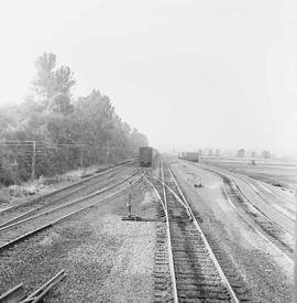 Northern Pacific yard tracks at Orillia, Washington, in July 1967.