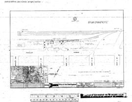 Amtrak Engineering Drawing, Amtrak Depot at Tacoma, Washington, 1981