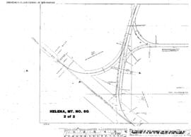 Plat Map of Great Northern Facilities at Helena, Montana, 1913