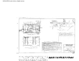 Northern Pacific Engineering Drawing, Motor Car House at Prosser, Washington, 1959
