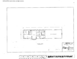 Great Northern Engineering Drawing, Depot at Skykomish, Washington, undated