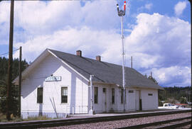 Great Northern Depot at Eureka, Montana, 1970