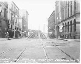 Seattle Municipal Railway Track, Seattle, Washington, 1929