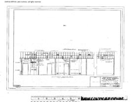Great Northern Engineering Drawing, Depot at Skagit Valley, Washington, 1967