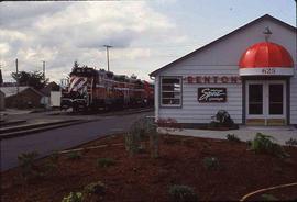 Spirit of Washington Dinner Train station at Renton, Washington, circa 1995.