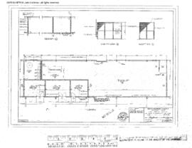 Great Northern Engineering Drawing, Car Shop at Interbay, Washington, 1970