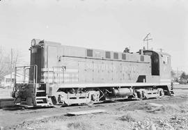 Northern Pacific diesel locomotive number 409 at Auburn, Washington, in 1970.