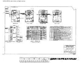 Northern Pacific Engineering Drawing, Control Tower at Missoula, Montana, 1966