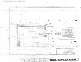 Great Northern Engineering Drawing, Car Repair Shed at Delta, Washington, 1965