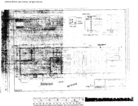 Great Northern Engineering Drawing, Car Shop at Interbay, Washington, 1970