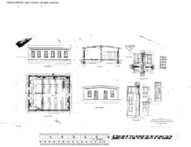 Northern Pacific Engineering Drawing, Engine Facilities at Parkwater, Washington, 1912