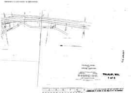 Plat Map of Great Northern Facilities at Tulalip, Washington, 1915