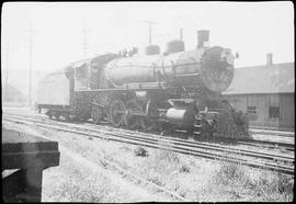 Northern Pacific steam locomotive 1612 at Tacoma, Washington, in 1934.