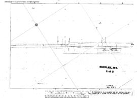 Plat Map of Great Northern Facilities at Supplee, Washington, 1926