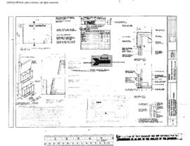Amtrak Engineering Drawing, Amtrak Depot at Tacoma, Washington, 1983