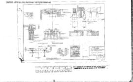 Camas Prairie Railroad Engineering Drawing: Detail of Timber Piers, Bridge 40 - Highway, South of...