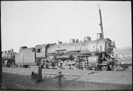 Northern Pacific steam locomotive 1801 at Seattle, Washington, in 1935.