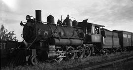 Pacific Coast Railroad steam locomotive number 14 at Renton, Washington in 1947.