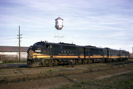 Northern Pacific Railroad Company diesel locomotives 6403D at Portland, Oregon in 1966.