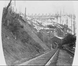 Northern Pacific Stampede Tunnel, Washington State, circa 1890.