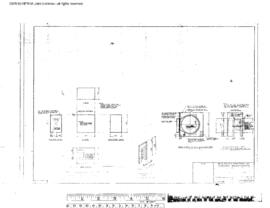 Northern Pacific Engineering Drawing, Unnamed Structure at Auburn, Washington, 1975