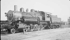 Northern Pacific steam locomotive 1202 at South Tacoma, Washington, in 1937.