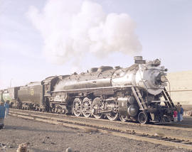 Spokane, Portland & Seattle Railway steam locomotive number 700 at Yakima, Washington in 1990.