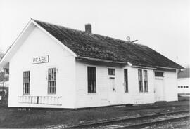 Great Northern Depot at Pease, Minnesota, undated