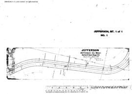 Plat Map of Great Northern Facilities at Jefferson, Montana, 1889-03-01