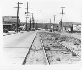 Seattle Municipal Railway Track, Seattle, Washington, circa 1925