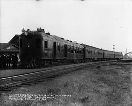 Spokane, Portland and Seattle (SP&S) Gas Car Number X333, Portland, Oregon, May 7, 1915