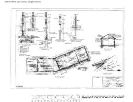 Great Northern Engineering Drawing, Roundhouse Foreman's Office at Interbay, Washington, 1947