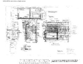 Great Northern Engineering Drawing, Power Plant at East Glacier Park, Montana, 1950