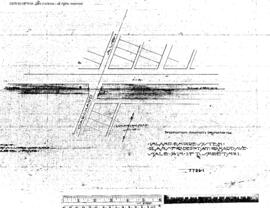 Great Northern Engineering Drawing, Depot at Orchard Avenue, Spokane, Washington, undated