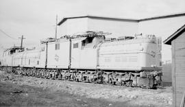 Chicago, Milwaukee, St. Paul & Pacific Railroad Company electric locomotive number E-4 at Ana...