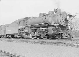 Northern Pacific steam locomotive 2260 at East Auburn, Washington, in 1946.