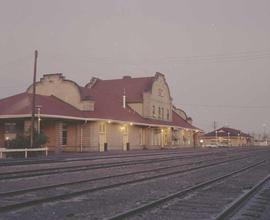 Burlington Northern station at Yakima, Washington, circa 1971.