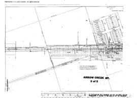 Plat Map of Milwaukee Road Facilities at Arrow Creek, Montana, 1918