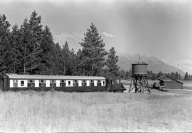 Fort Steele Heritage Town steam locomotive "Dunrobin" at Fort Steele, British Columbia ...