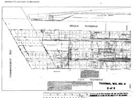 Plat Map of Northern Pacific Facilities at Tacoma, Washington, 1919