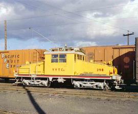 Yakima Valley Traction Company Electric Locomotive Number 298 at Yakima, Washington in August 1977.