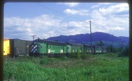 Burlington Northern 738 at Sumas, Washington in 1979.