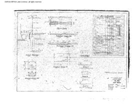 Great Northern Engineering Drawing, Oil Trap at Interbay, Washington, 1947